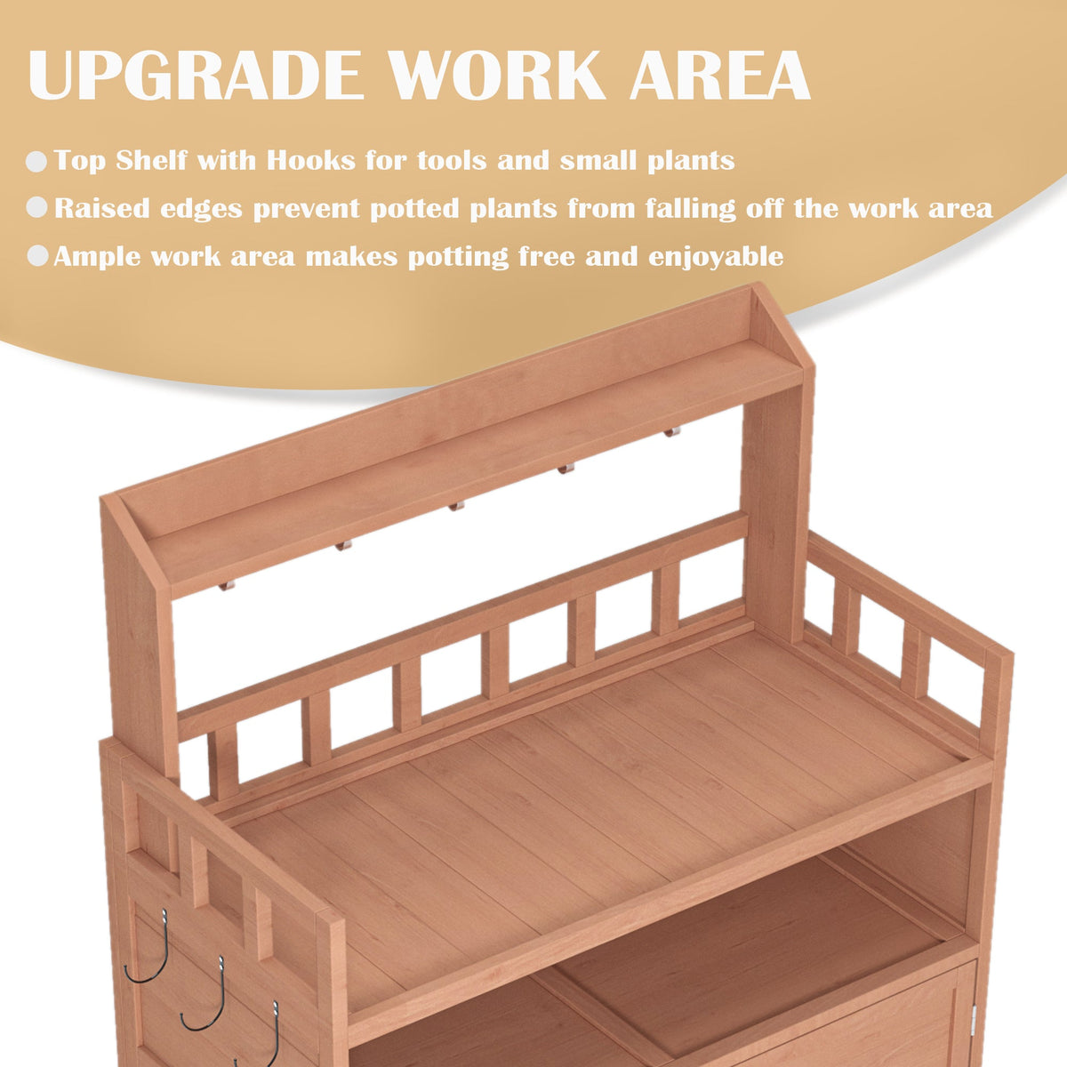 Potting Bench Outdoor Gardening Table, view 5