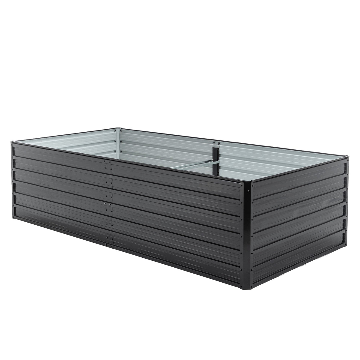 Metal Raised Garden Bed Outdoor 7.2x3.6x2 FT Galvanized Raised Garden Bed Kit, view 8