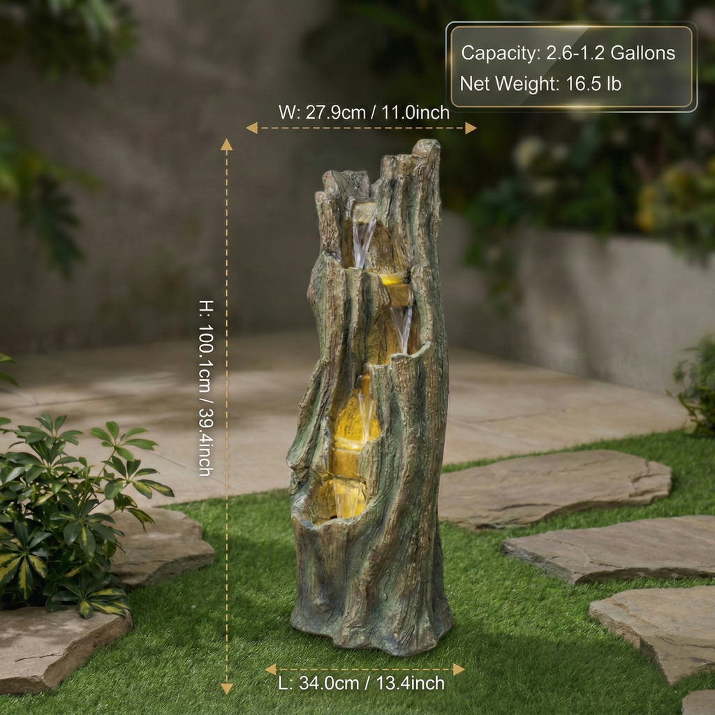 Waterfall Fountain for Outdoor Gardens and Patios, view 2