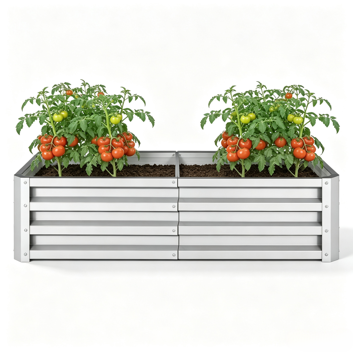 Galvanized Raised Garden Bed, 4' x 2' x 1', view 4
