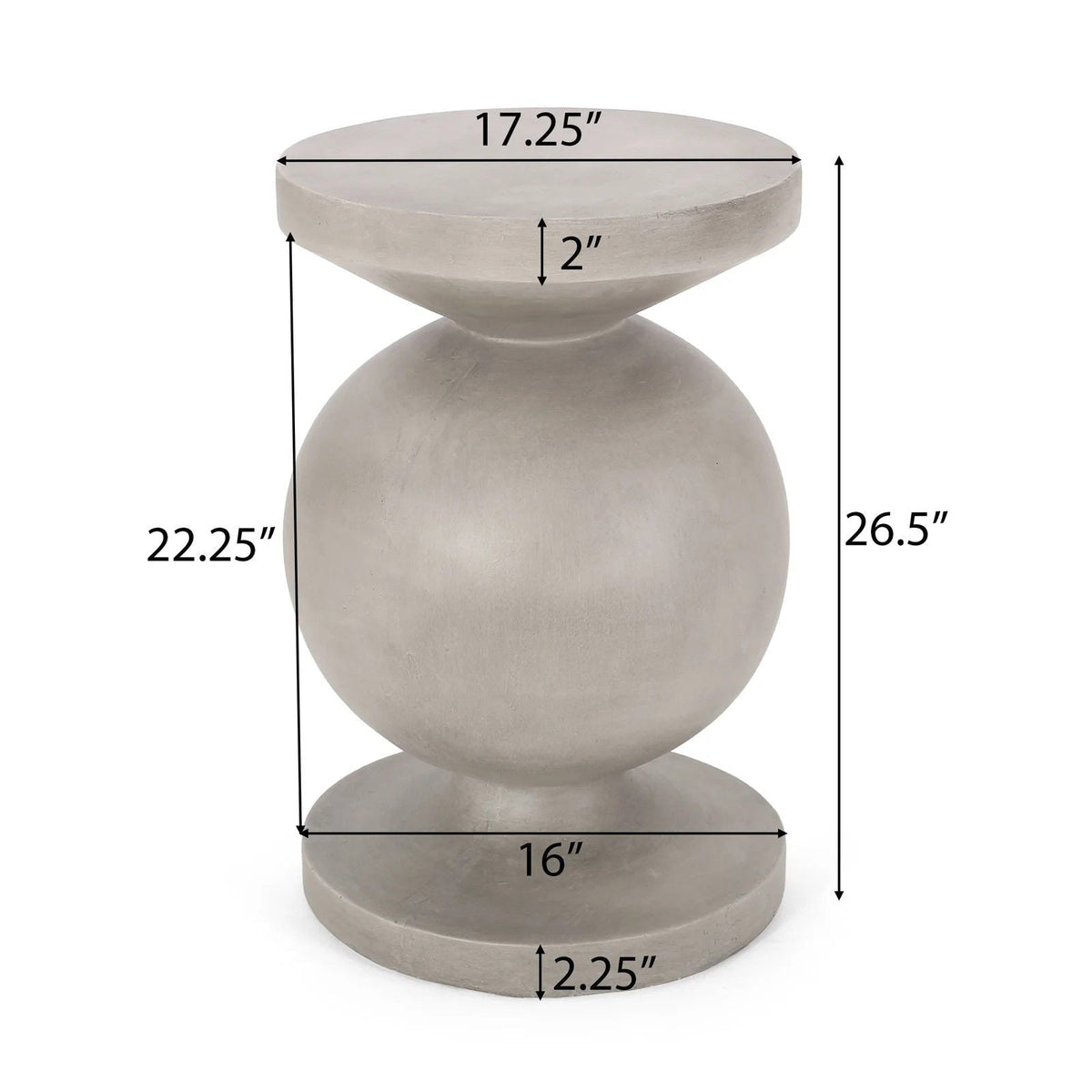 End Table, Outdoor - Natural, view 3