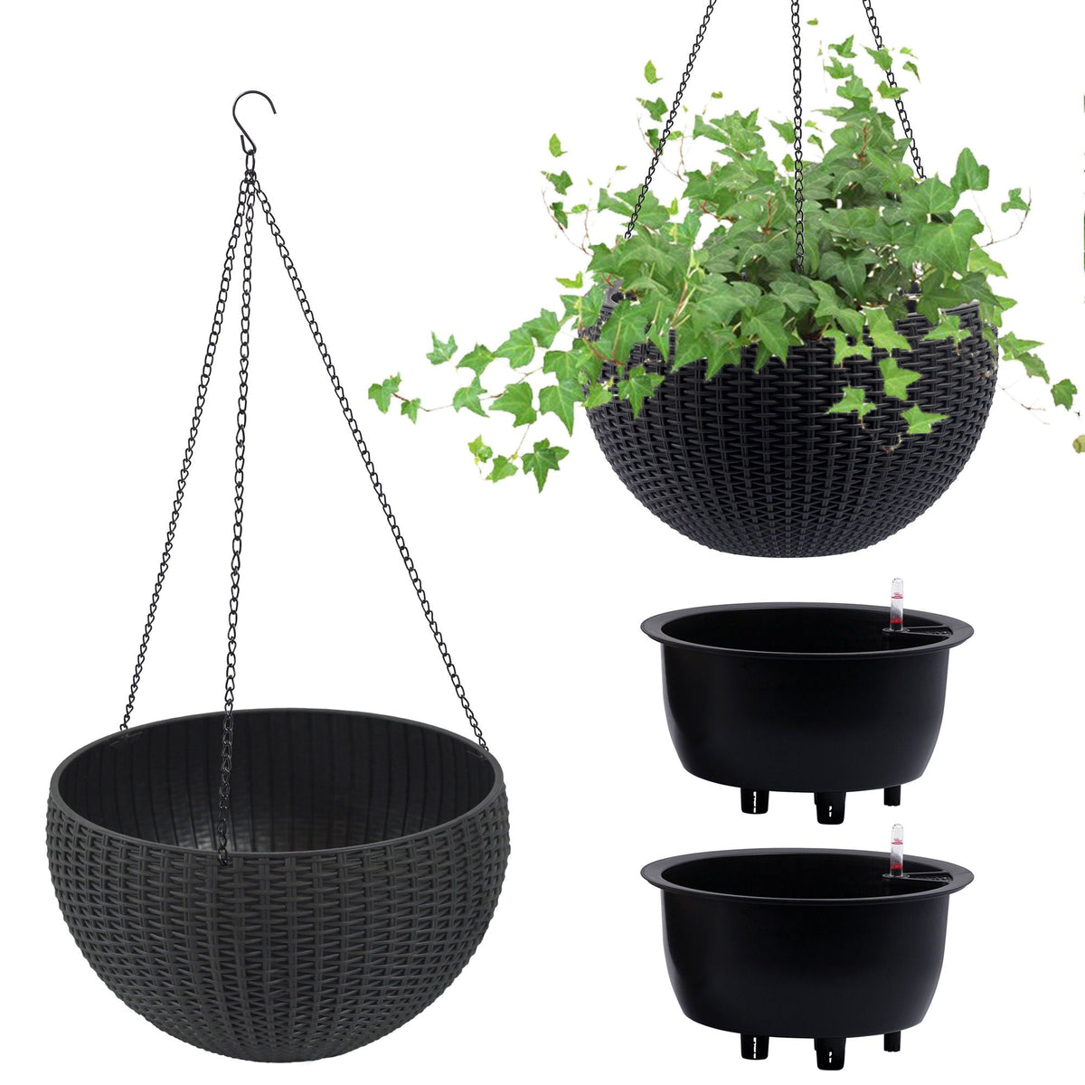 Self Watering Hanging Planter, view 4