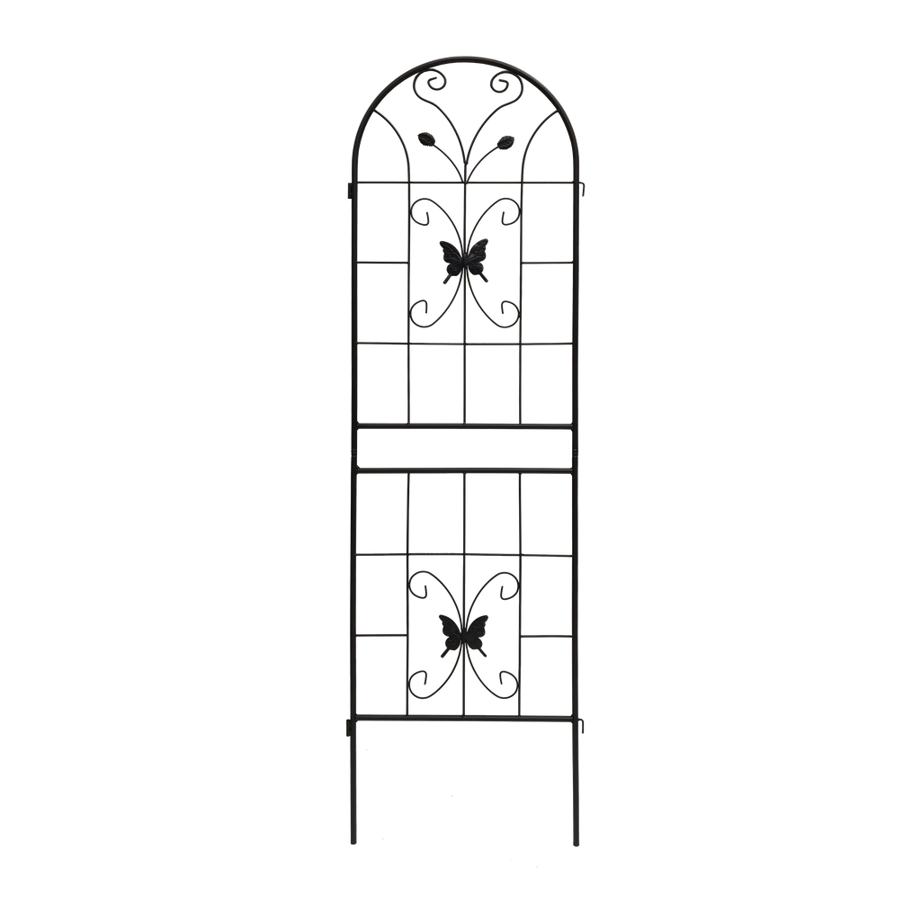 2 Pack Metal Garden Trellis 71" x 19.7" Rustproof Outdoor Support, view 10