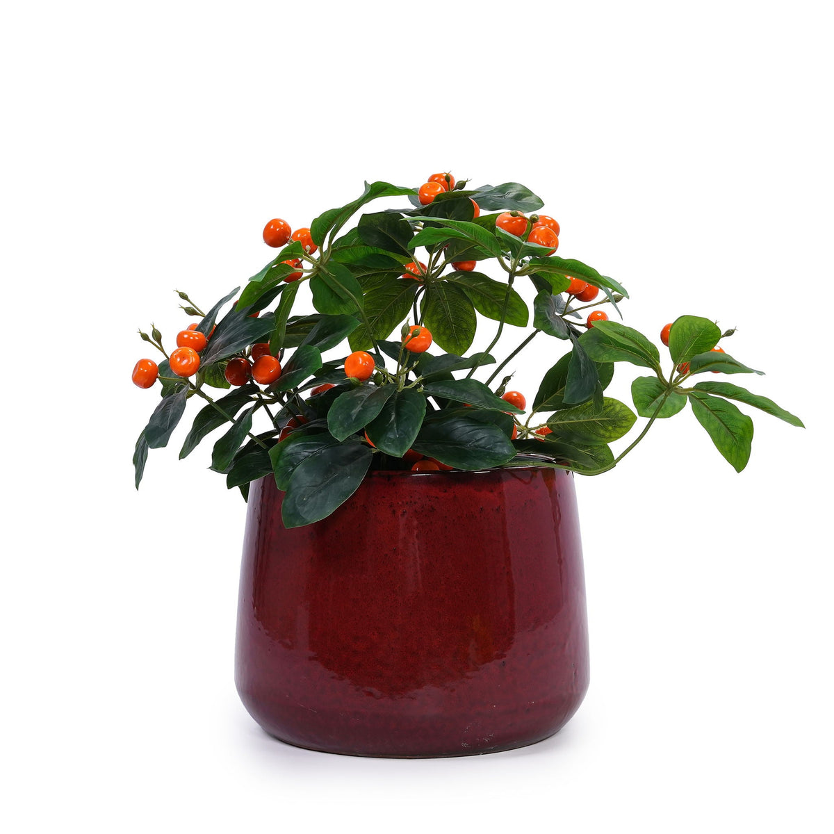4 Pieces Planter Pot, Indoor Outdoor Flowerpot For Patio, Garden, Or Windowsills - Bean Paste Red, view 2