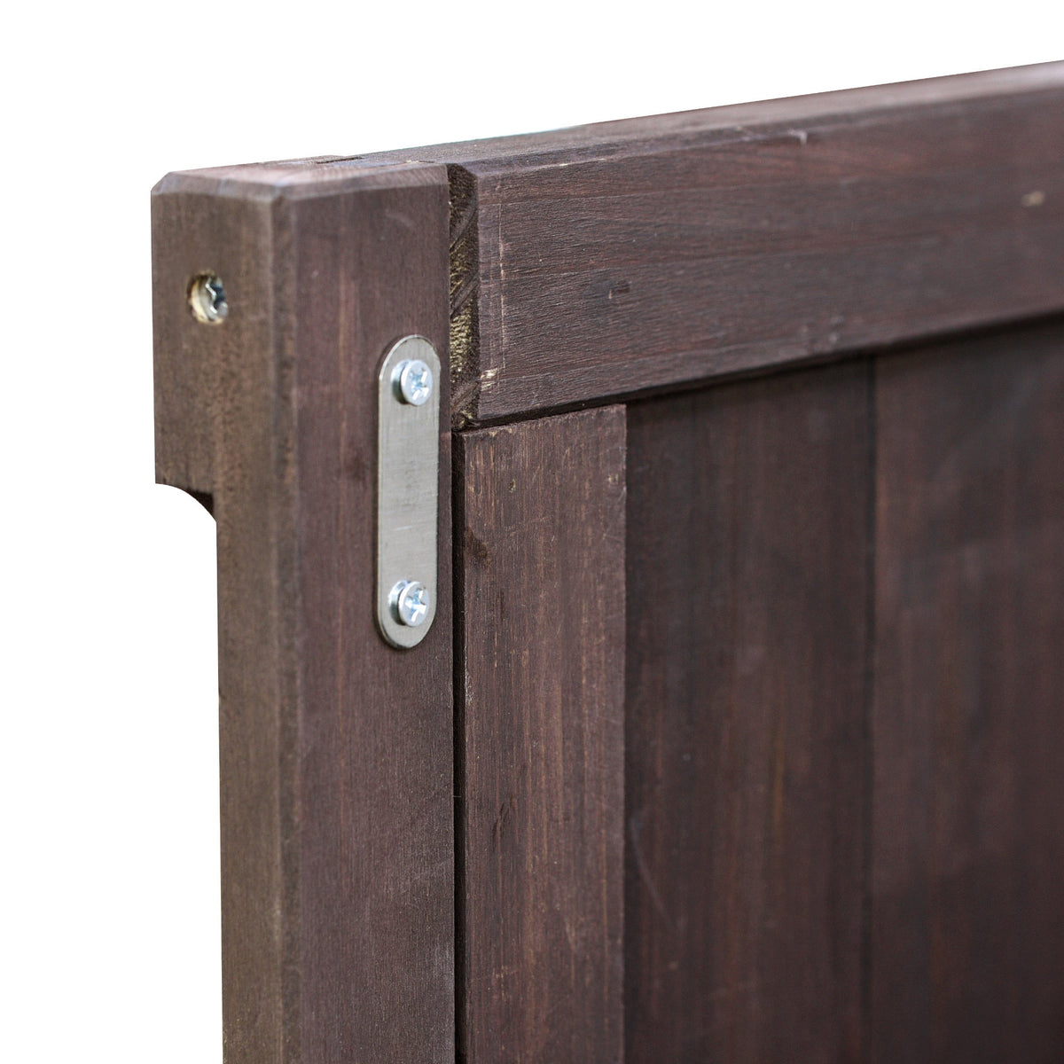 K&K Rolling Bar Cart & Storage Cabinet – FSC-Certified Fir Wood