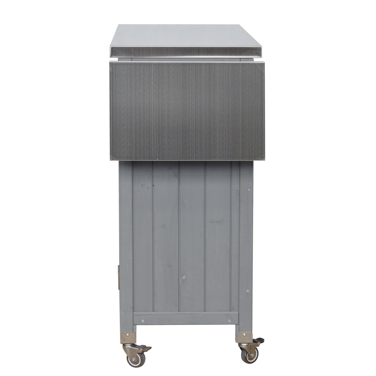Foldable Outdoor Kitchen Island Patio Kitchen Cart, view 13