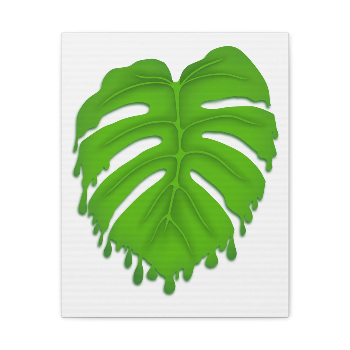Melting Monstera Canvas Print – Botanical Wall Art, view 10