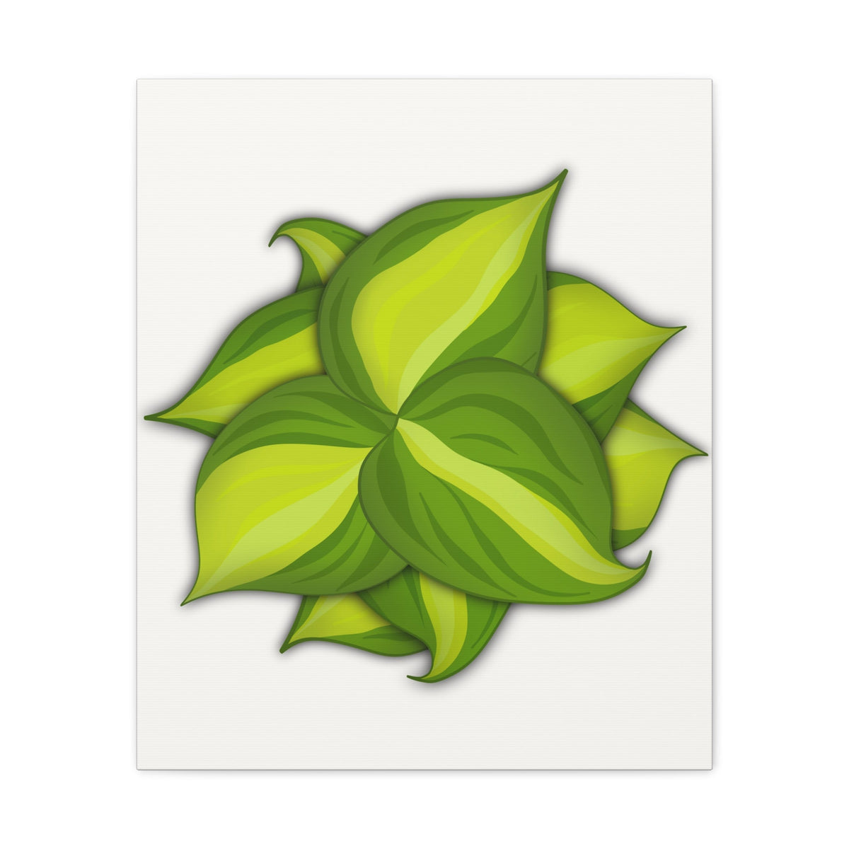 Philodendron Brasil Canvas Print – Botanical Wall Art, view 11