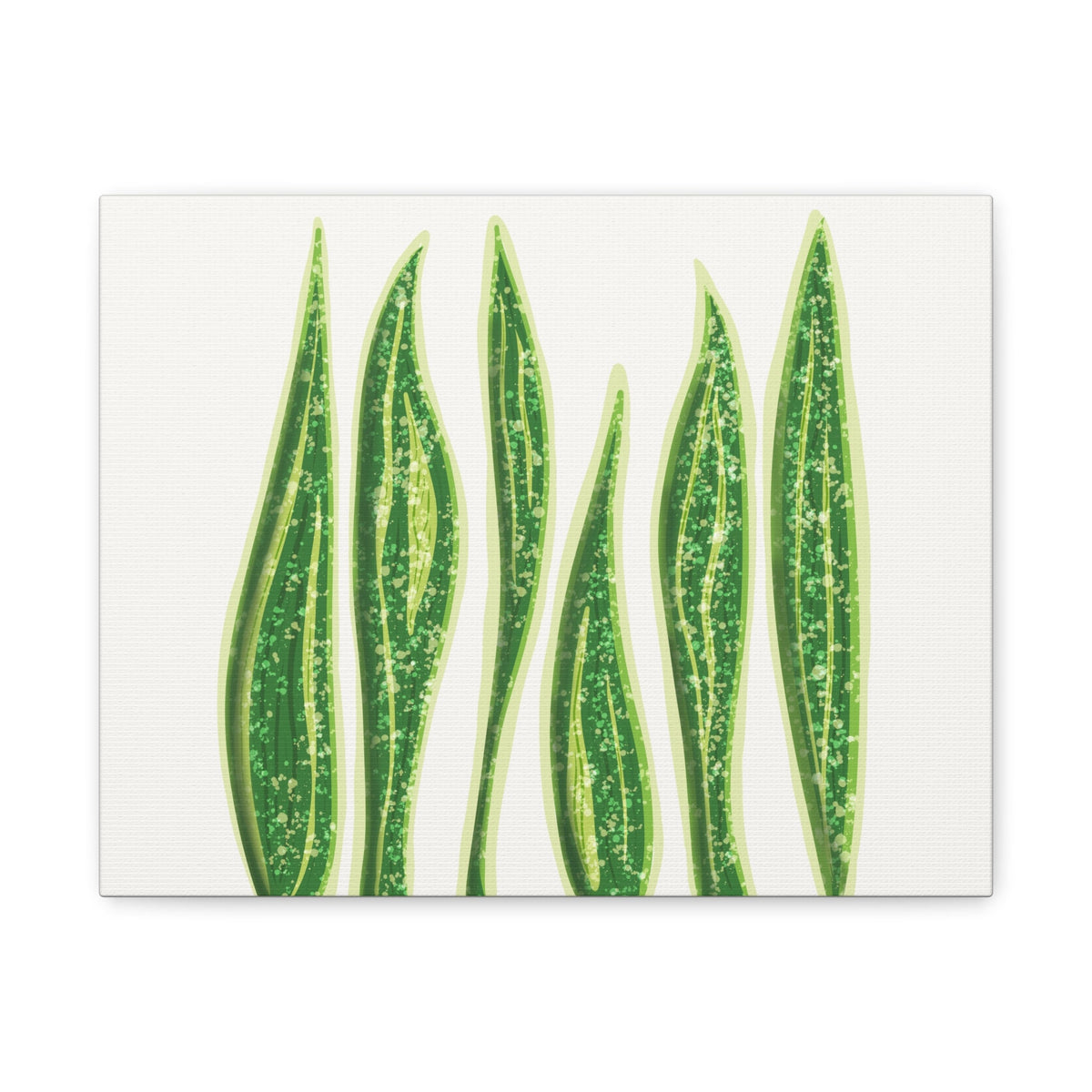 Snake Plant Canvas Print – Botanical Wall Art, view 2