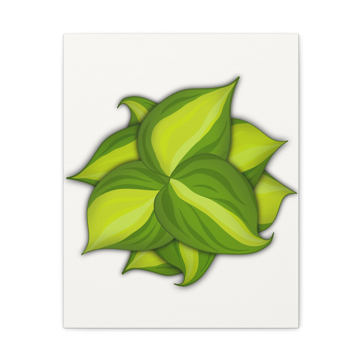 Philodendron Brasil Canvas Print – Botanical Wall Art, view 10