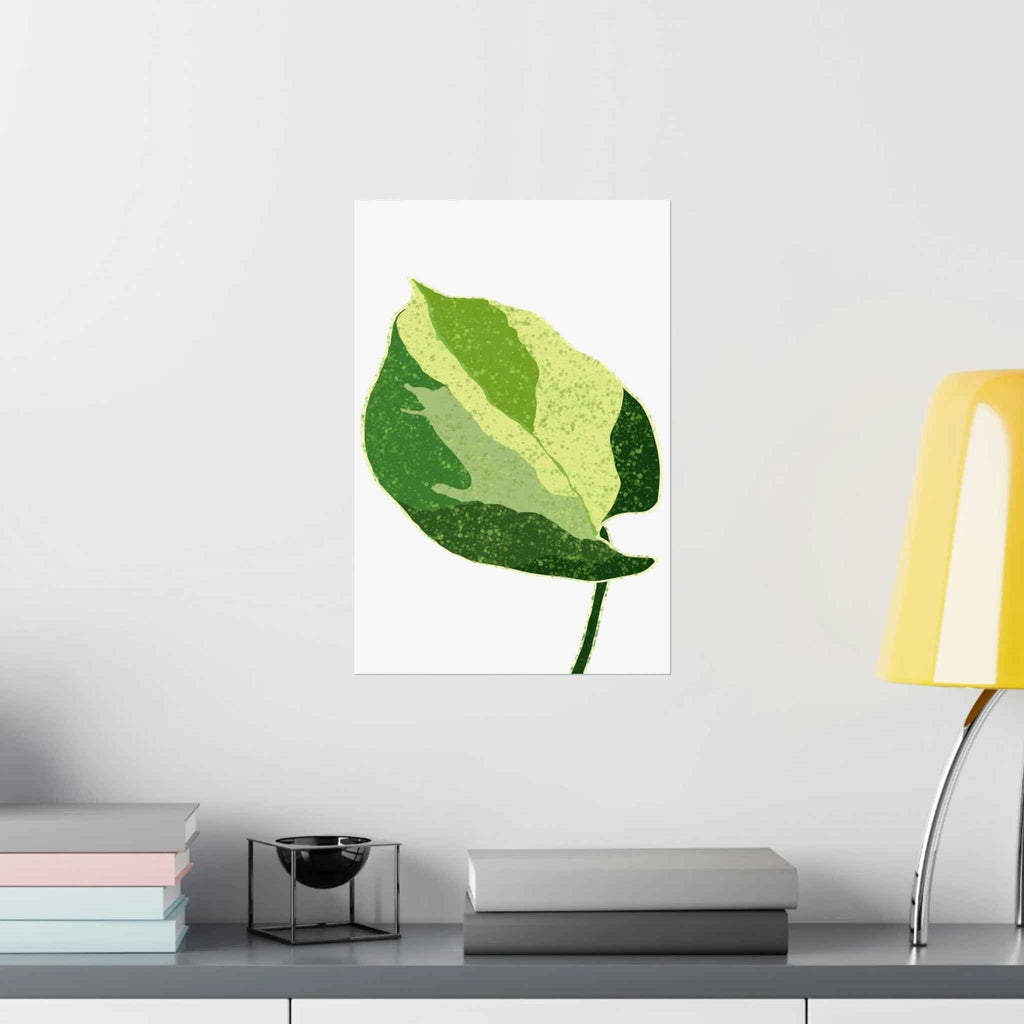 Manjula Pothos Illustrated Botanical Print – Unframed Wall Art, view 13
