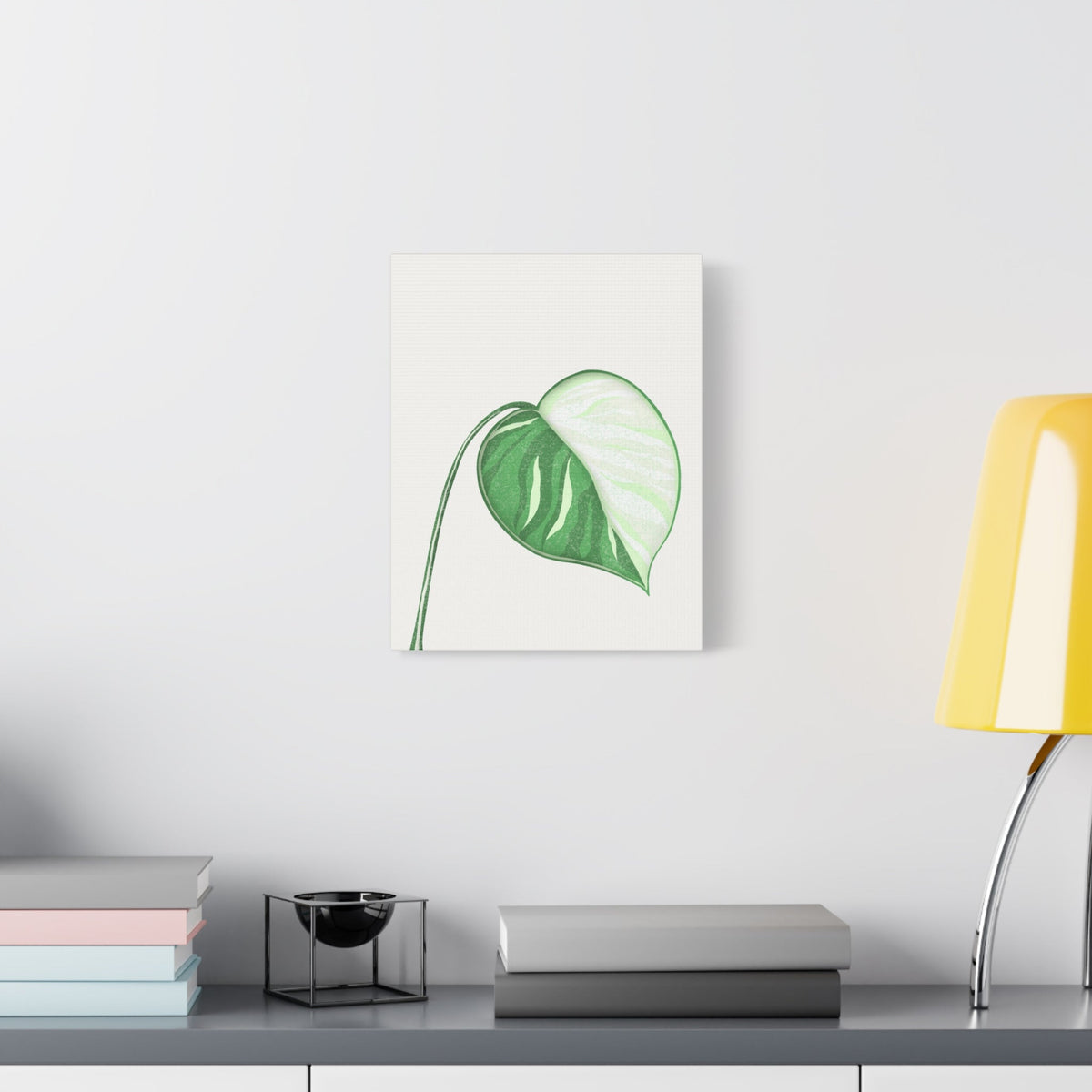 Monstera Albo Canvas Print – Botanical Wall Art