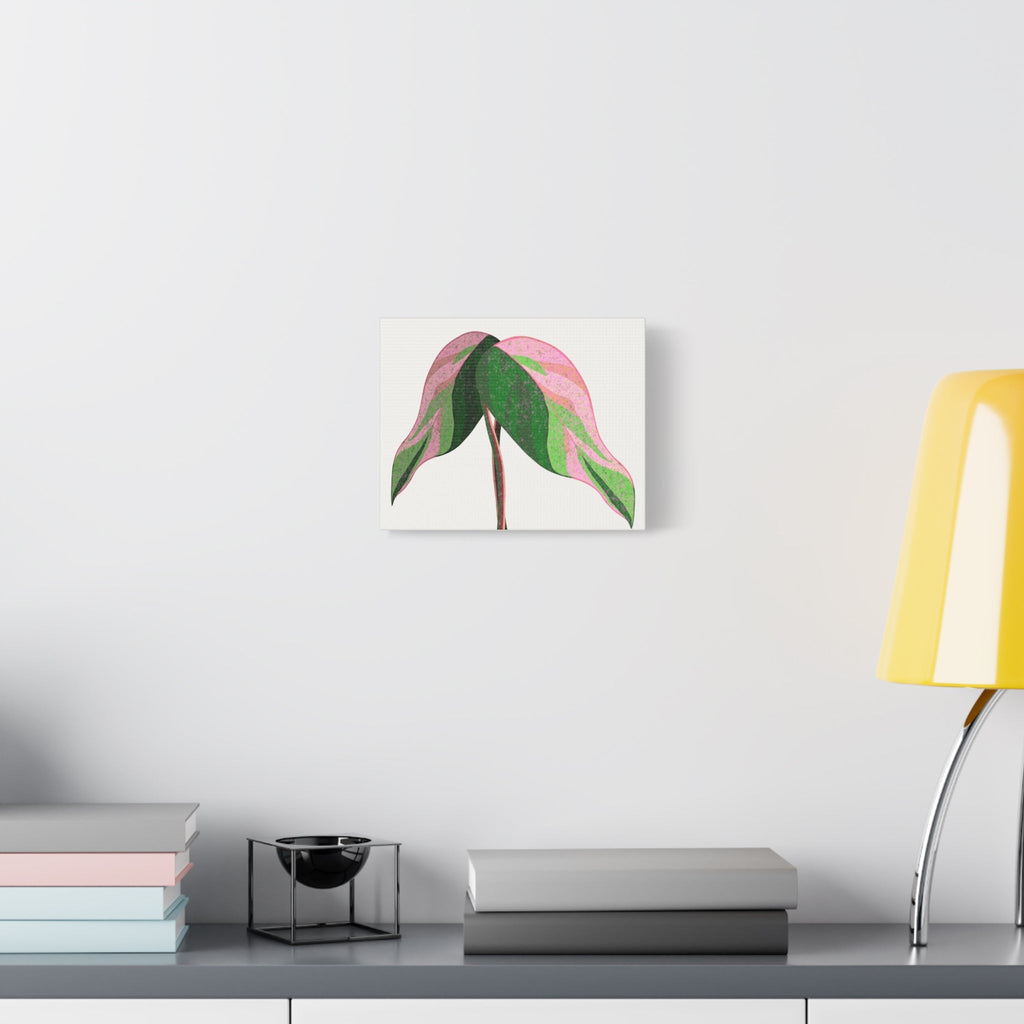 Pink Princess Philodendron Canvas Print – Botanical Wall Art, view 13