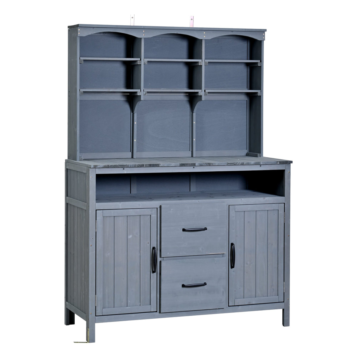 TOPMAX Large Fir Wood Potting Bench, view 10