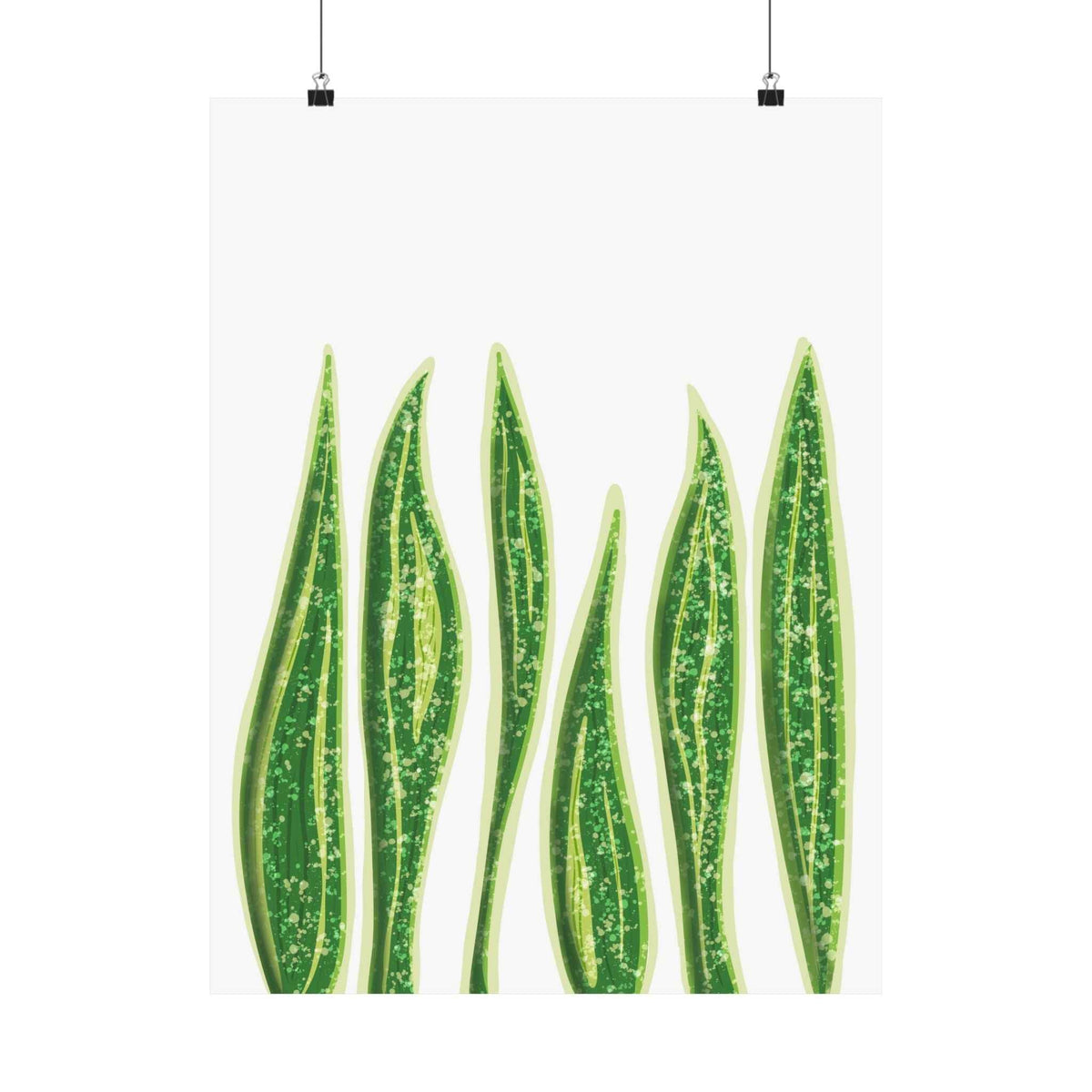 Snake Plant Botanical Print – Unframed Wall Art, view 4