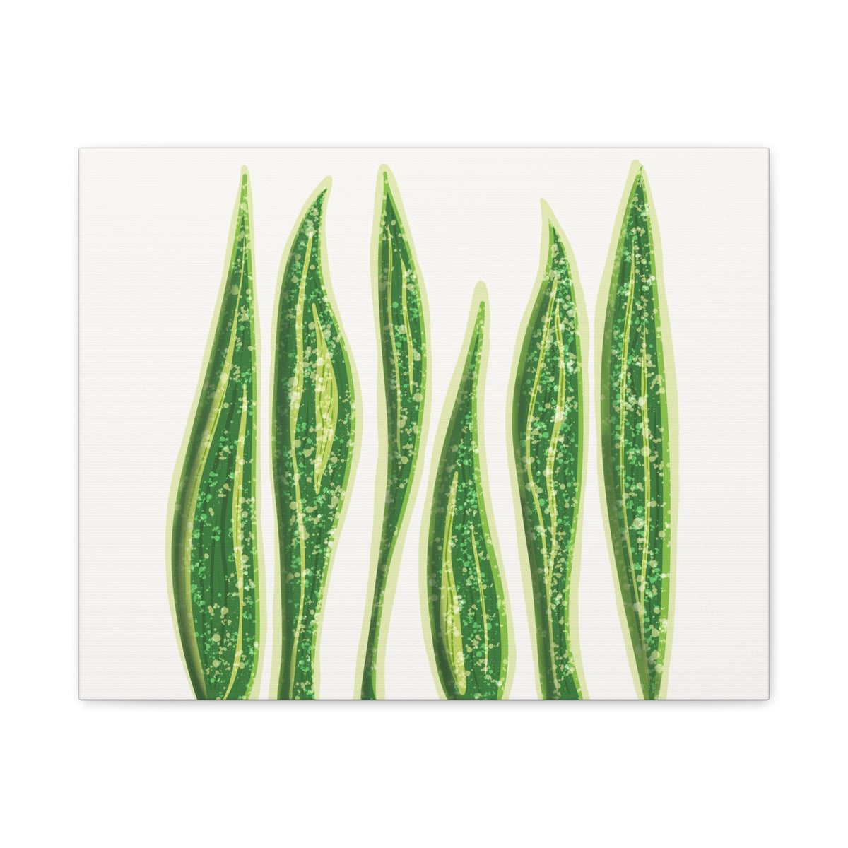 Snake Plant Canvas Print – Botanical Wall Art, view 3