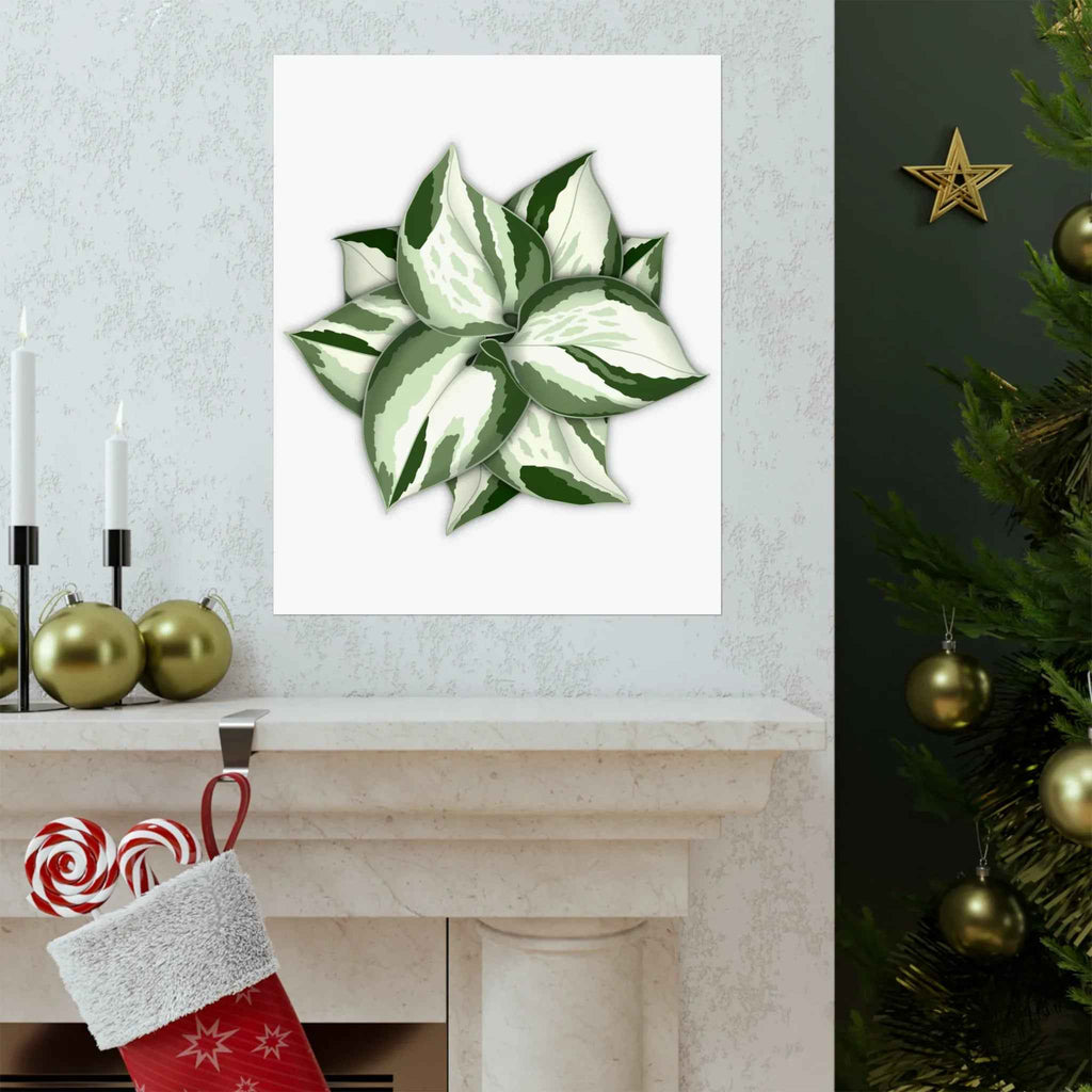 Manjula Pothos Botanical Print – Unframed Wall Art