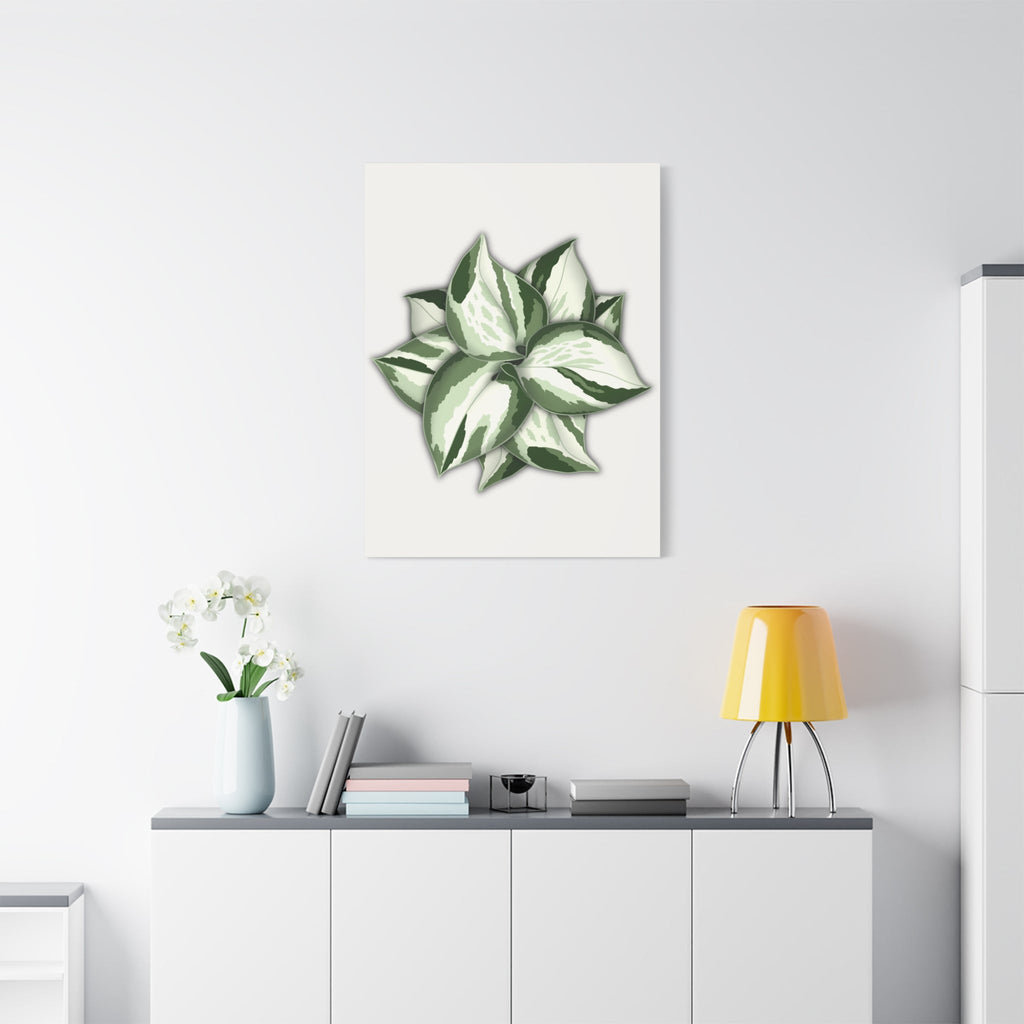 Manjula Pothos Canvas Print – Botanical Wall Art