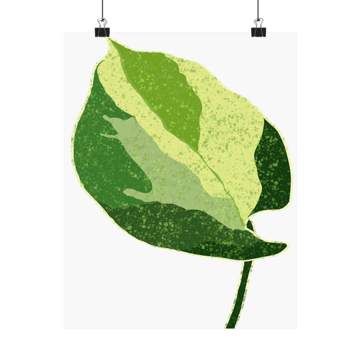 Manjula Pothos Illustrated Botanical Print – Unframed Wall Art, view 2
