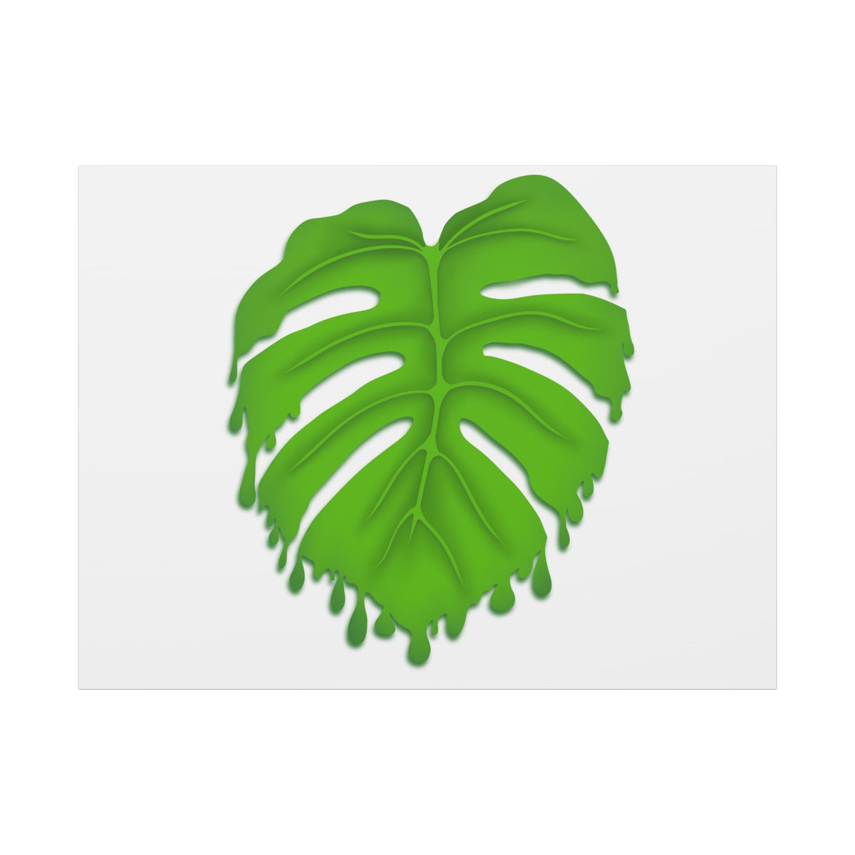 Melting Monstera Canvas Print – Botanical Wall Art, view 7