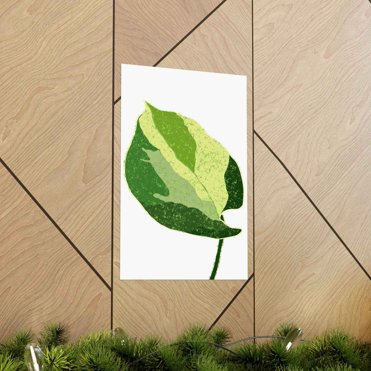 Manjula Pothos Illustrated Botanical Print – Unframed Wall Art, view 10