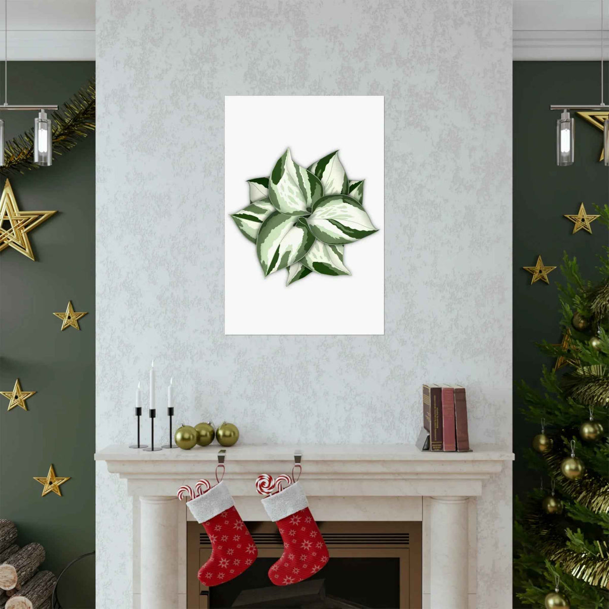 Manjula Pothos Botanical Print – Unframed Wall Art, view 12