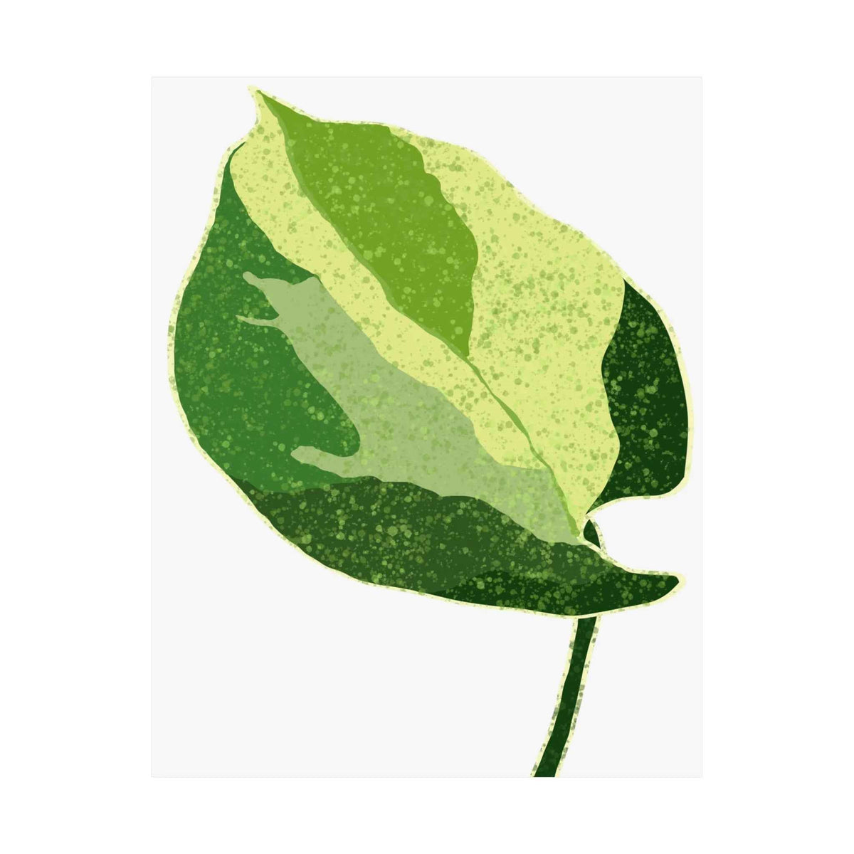 Manjula Pothos Illustrated Botanical Print – Unframed Wall Art, view 14
