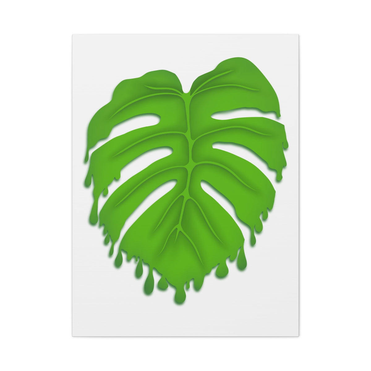 Melting Monstera Canvas Print – Botanical Wall Art, view 13