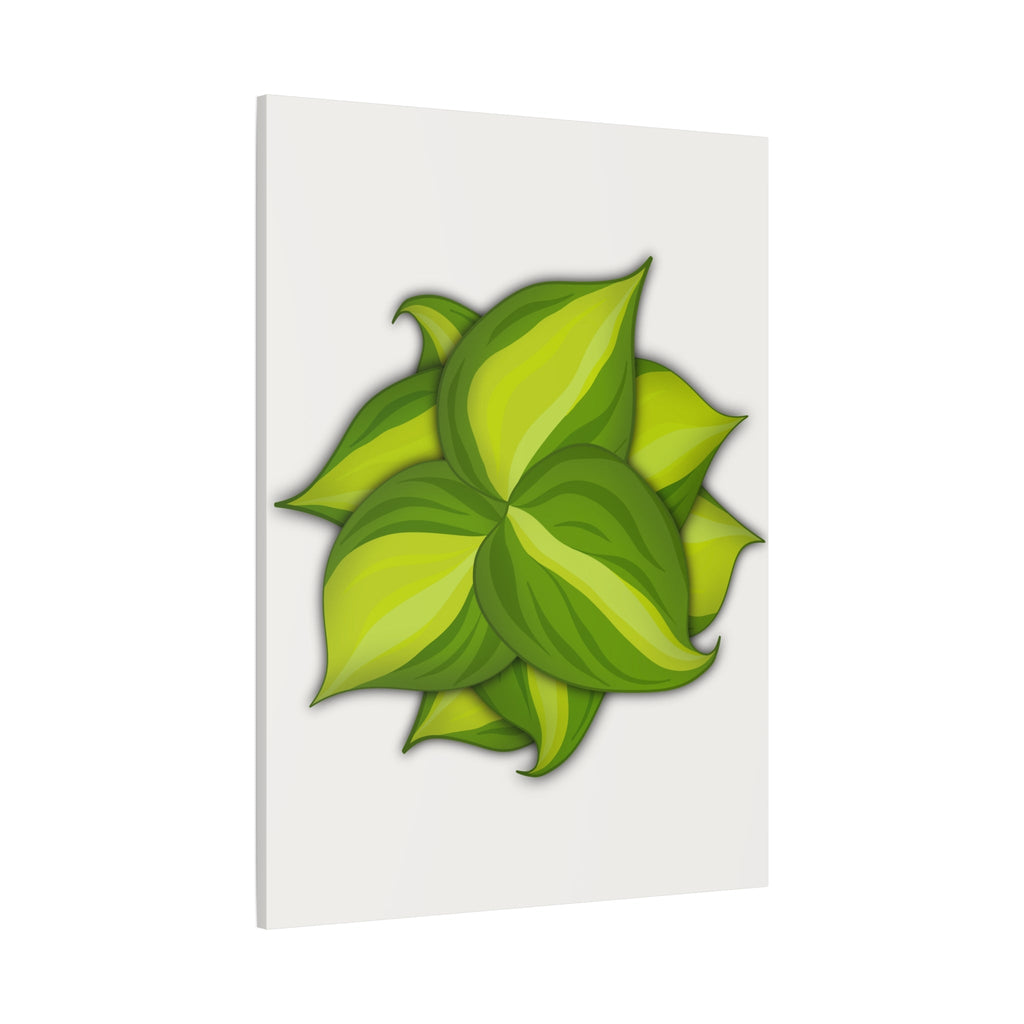 Philodendron Brasil Canvas Print – Botanical Wall Art