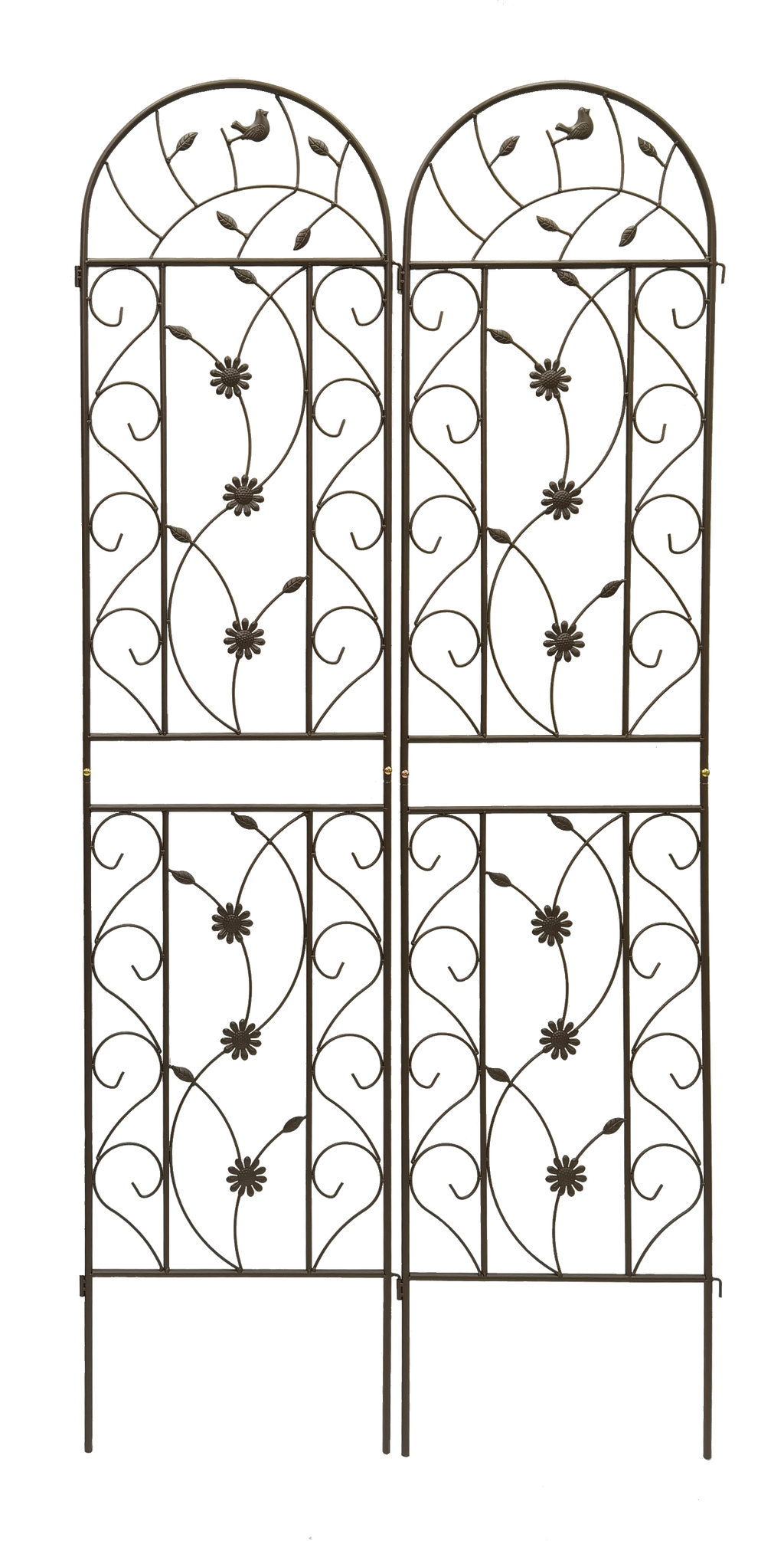 4 Pack Metal Garden Trellis 86.7" x 19.7" Rustproof for Climbing Plants, view 10