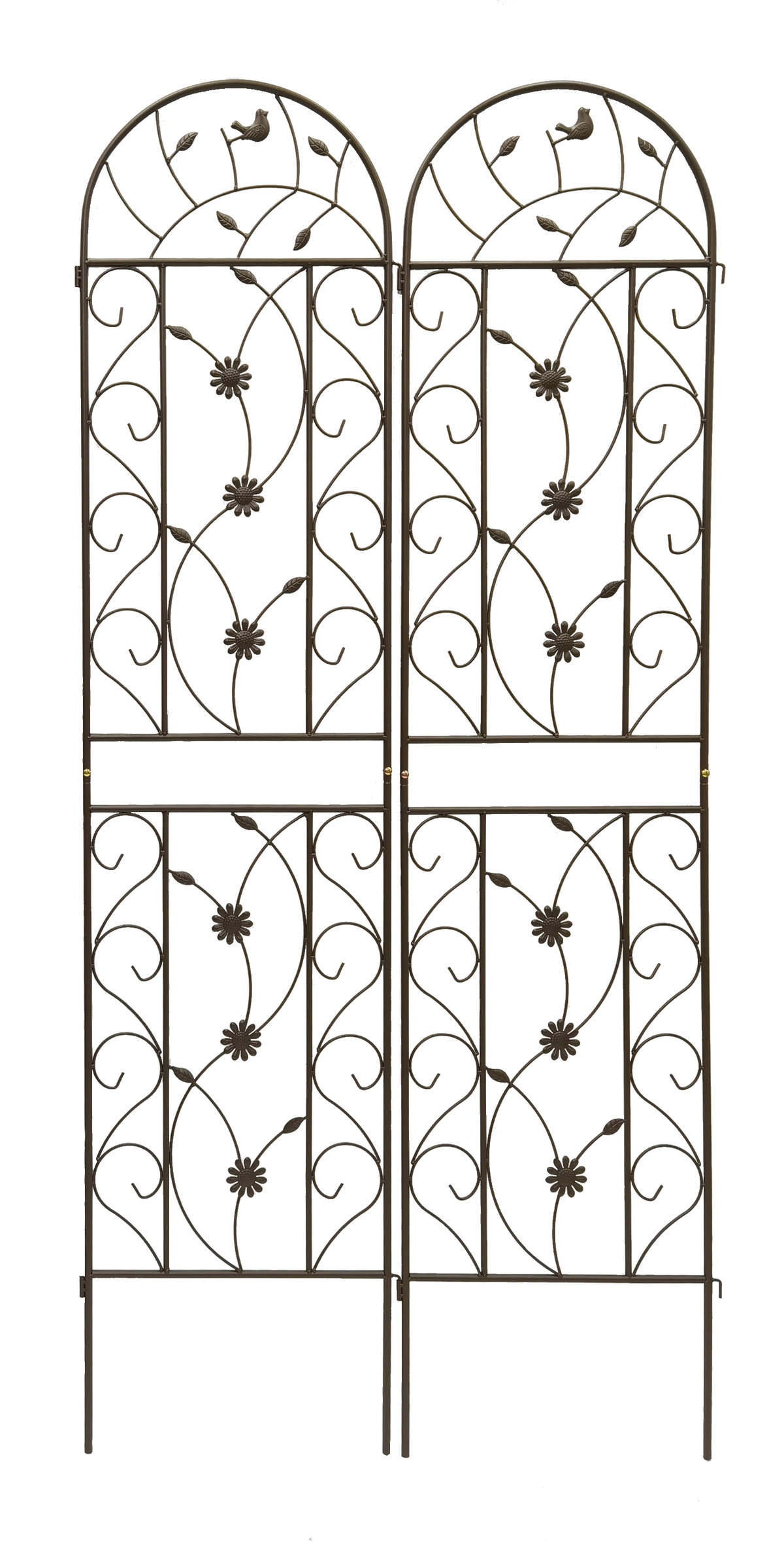 4 Pack Metal Garden Trellis 86.7" x 19.7" Rustproof for Climbing Plants, view 10