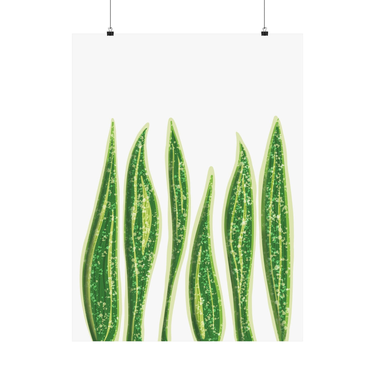 Snake Plant Botanical Print – Unframed Wall Art, view 7