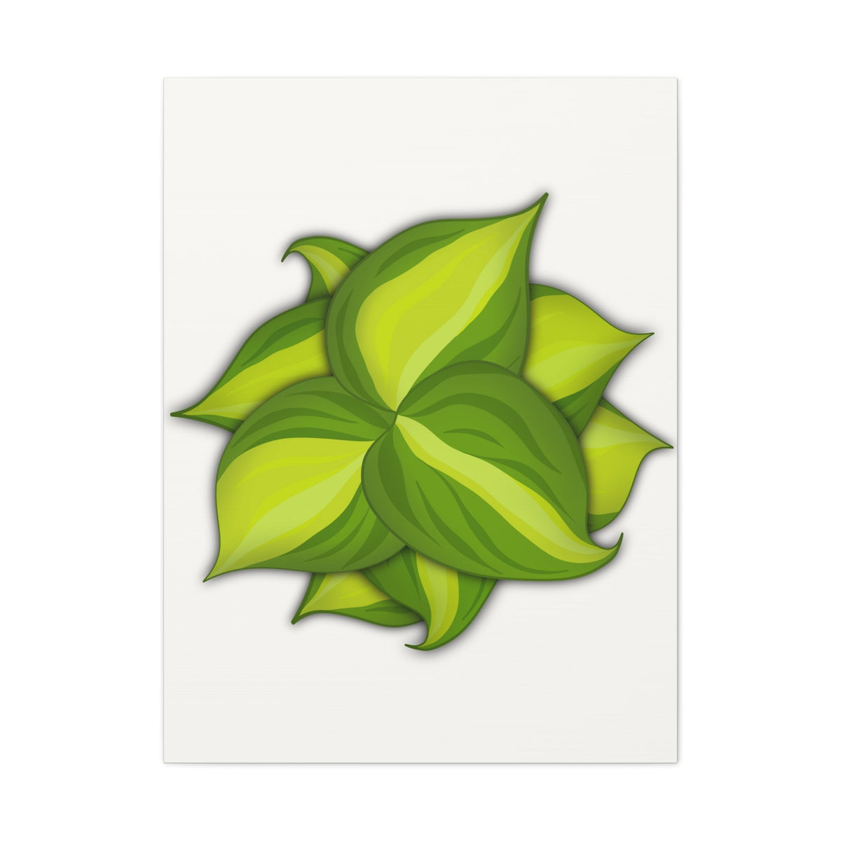 Philodendron Brasil Canvas Print – Botanical Wall Art, view 13