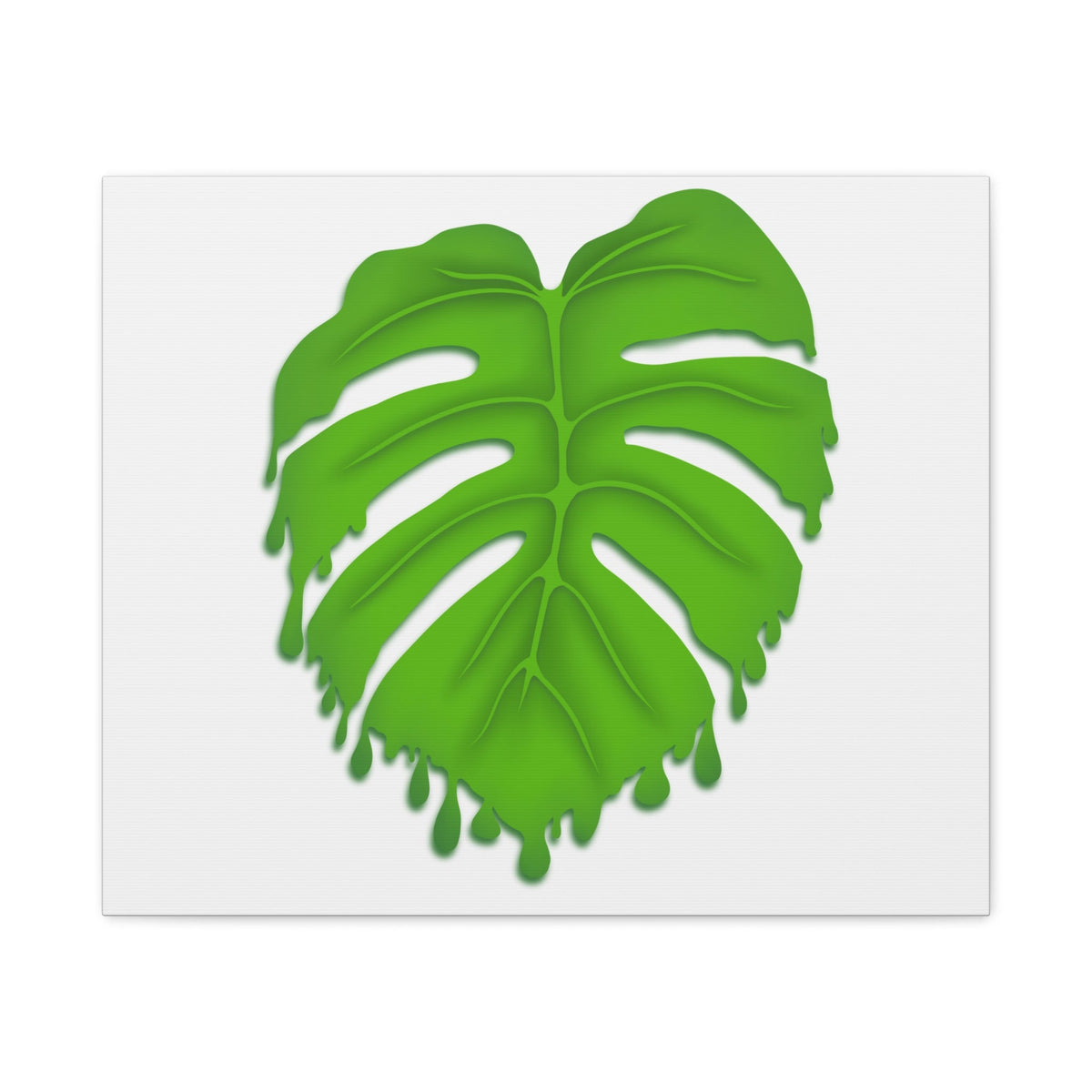 Melting Monstera Canvas Print – Botanical Wall Art, view 4