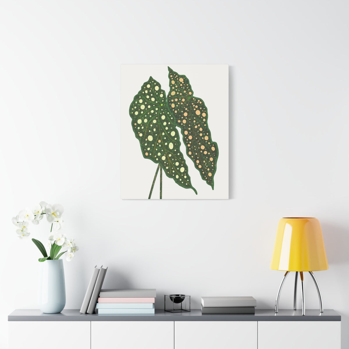 Begonia Maculata Canvas Print – Botanical Wall Art