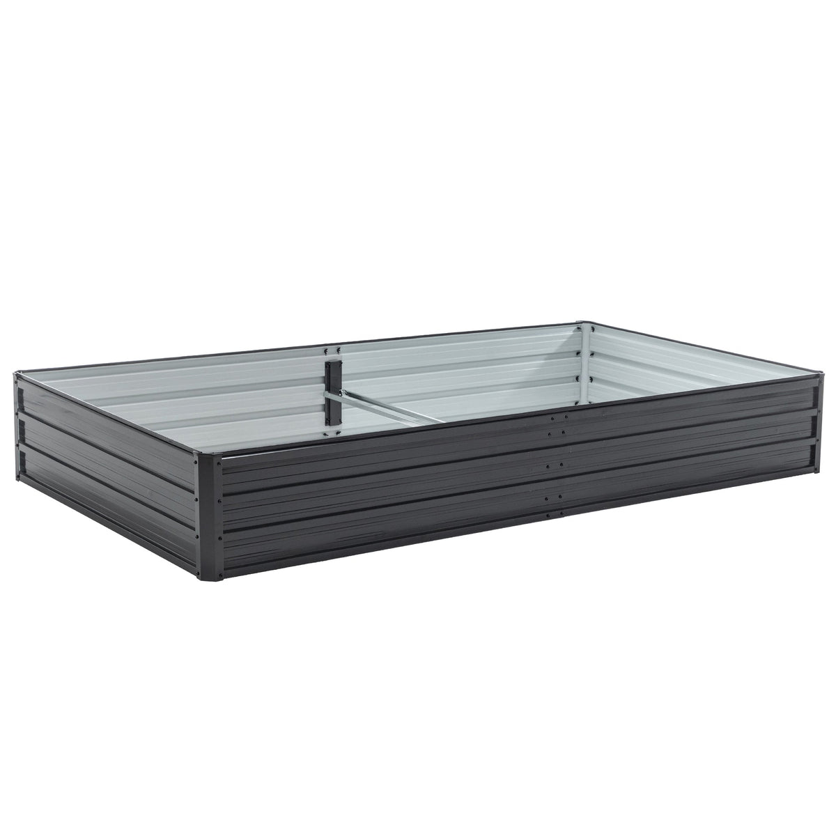 Galvanized Raised Garden Beds Outdoor 8×4×1 ft Planter, view 9