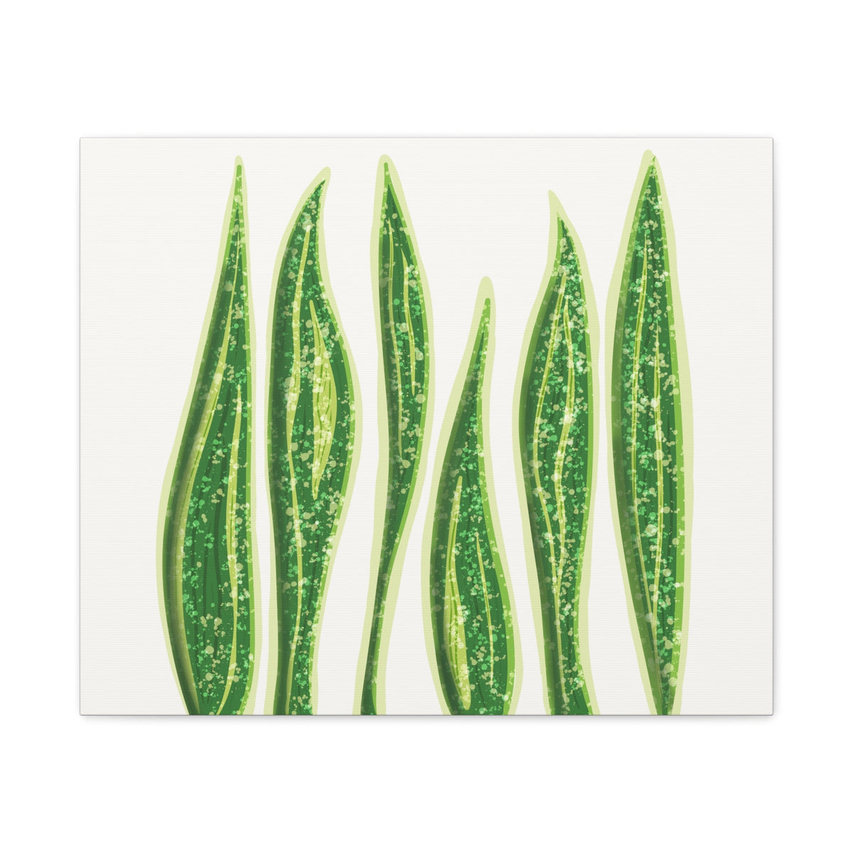 Snake Plant Canvas Print – Botanical Wall Art, view 4