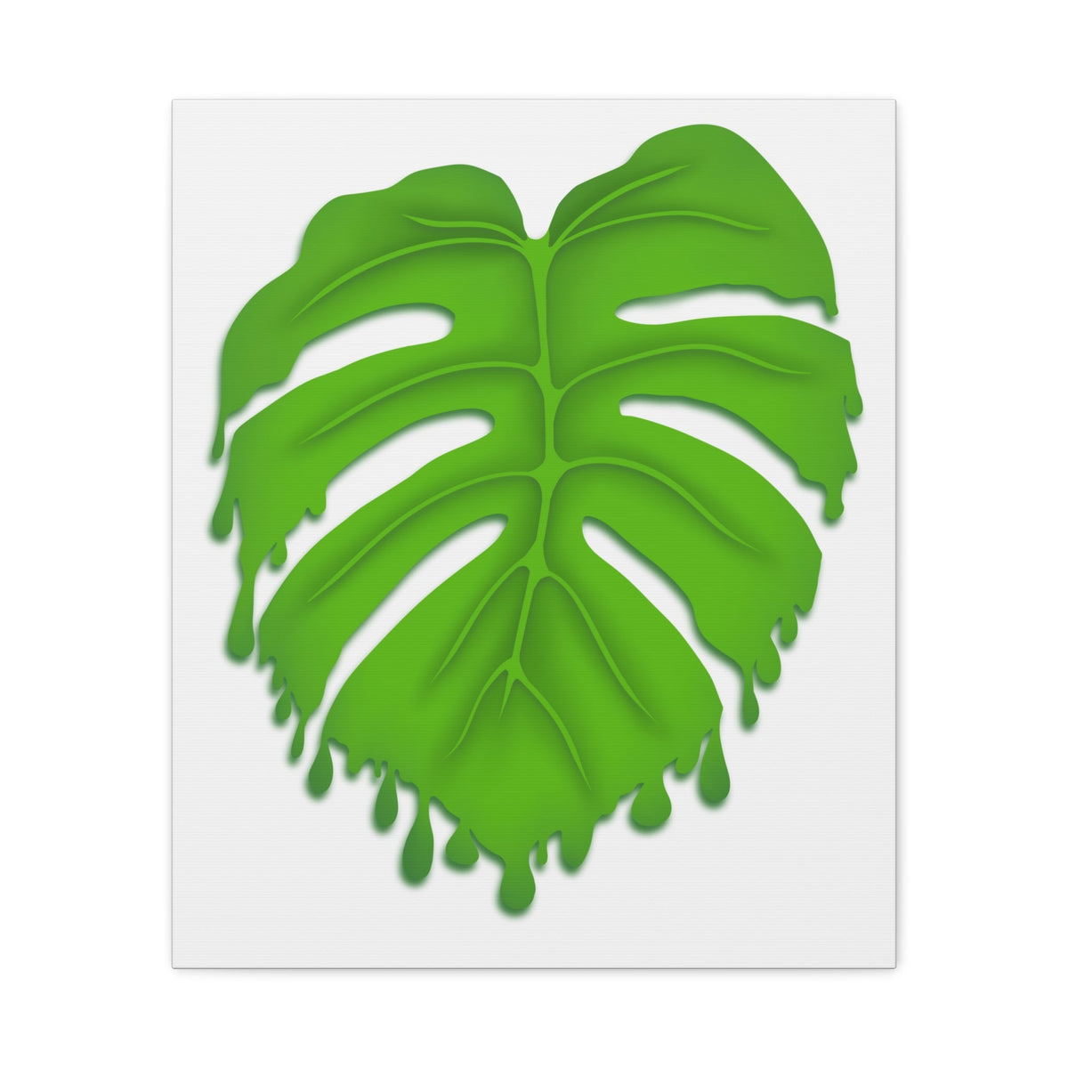 Melting Monstera Canvas Print – Botanical Wall Art, view 11