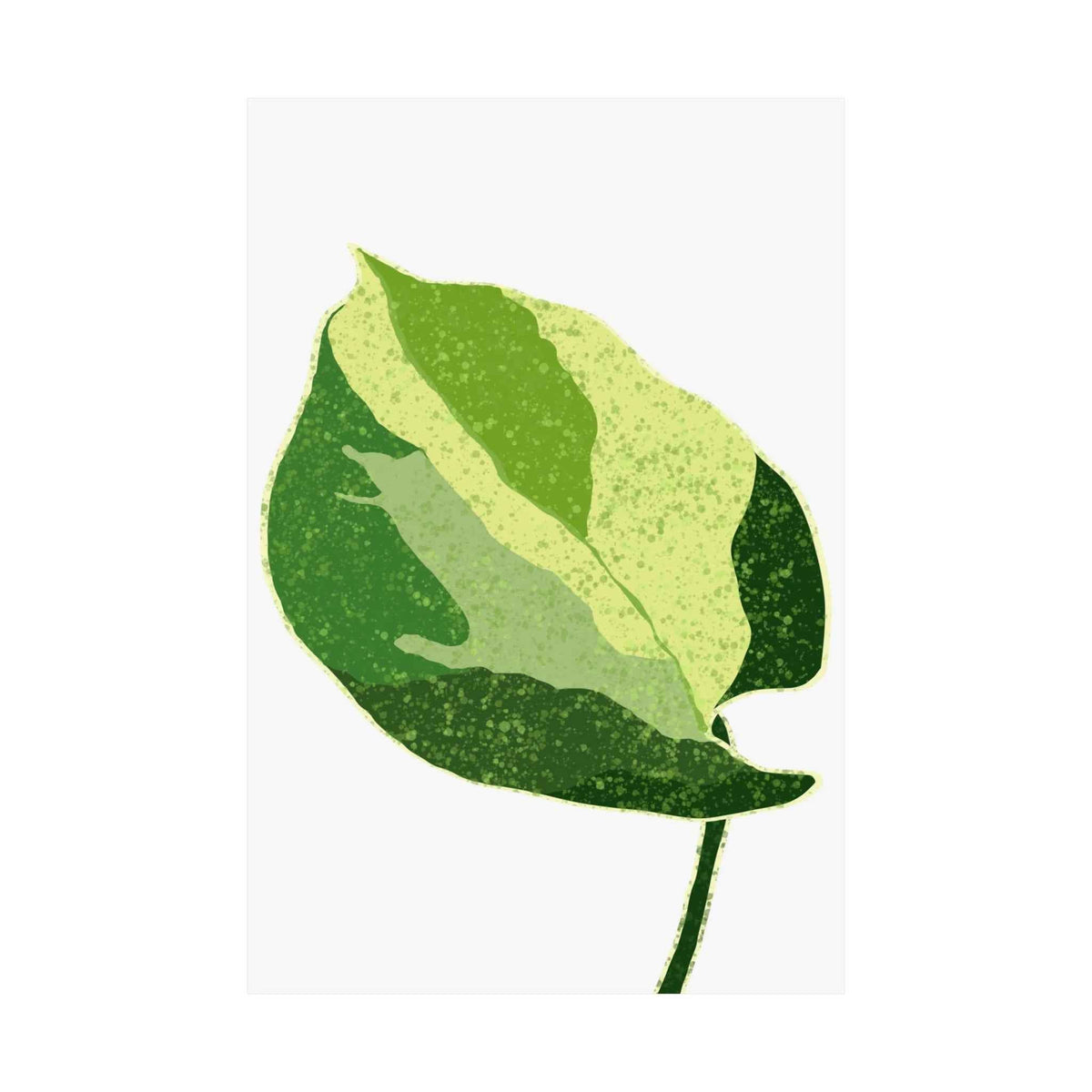 Manjula Pothos Illustrated Botanical Print – Unframed Wall Art, view 8