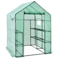Walk-in Greenhouse 56 x 56 x 77 Inch Gardening with Observation Windows, view 3