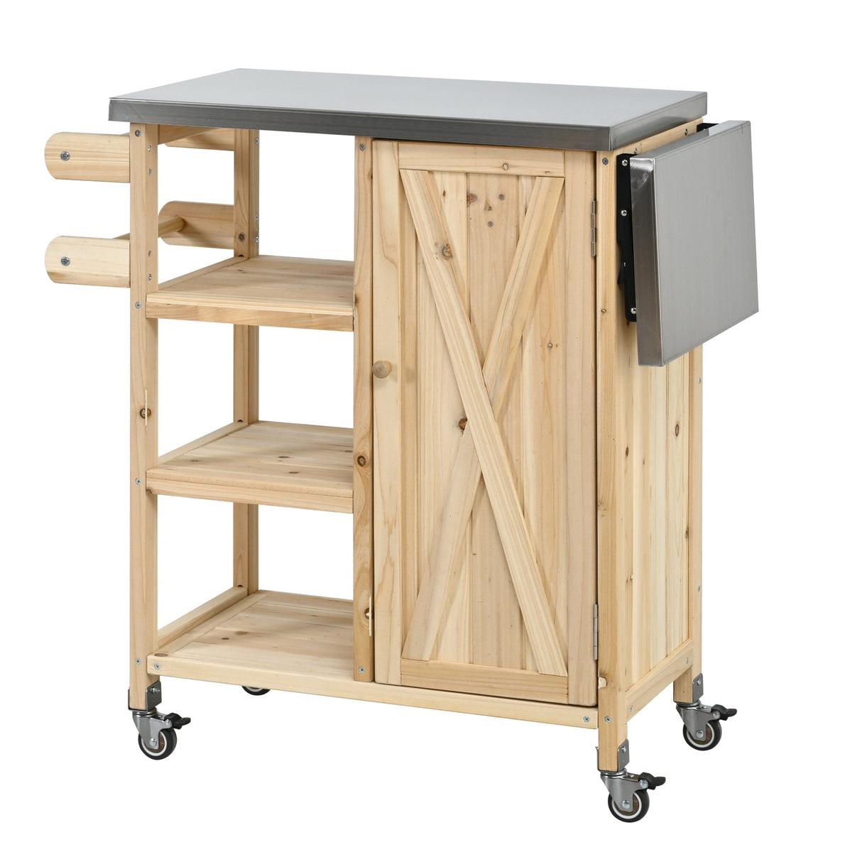 Foldable Outdoor Kitchen Island Patio Kitchen Island, view 7