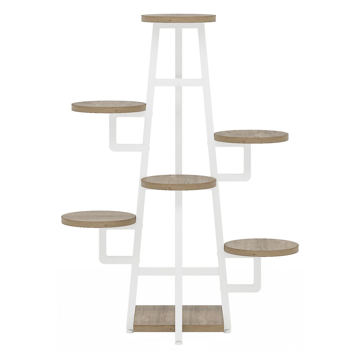 7-tier high-low corner plant shelf, view 5