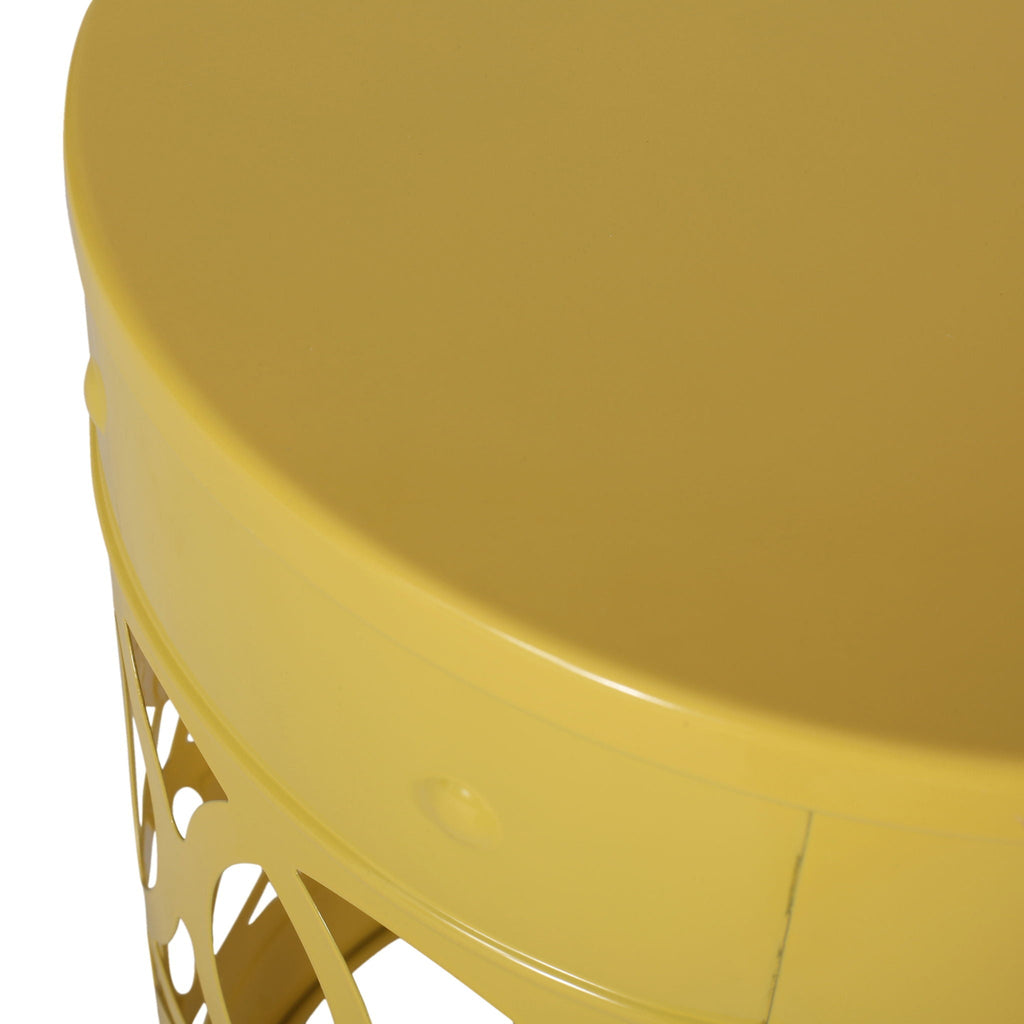 Outdoor Metal Side Table Set of 2, view 6