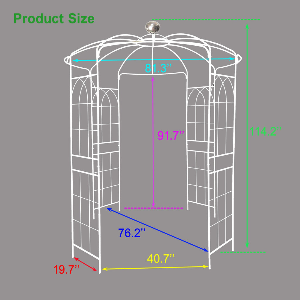 Metal Garden Arch, view 3
