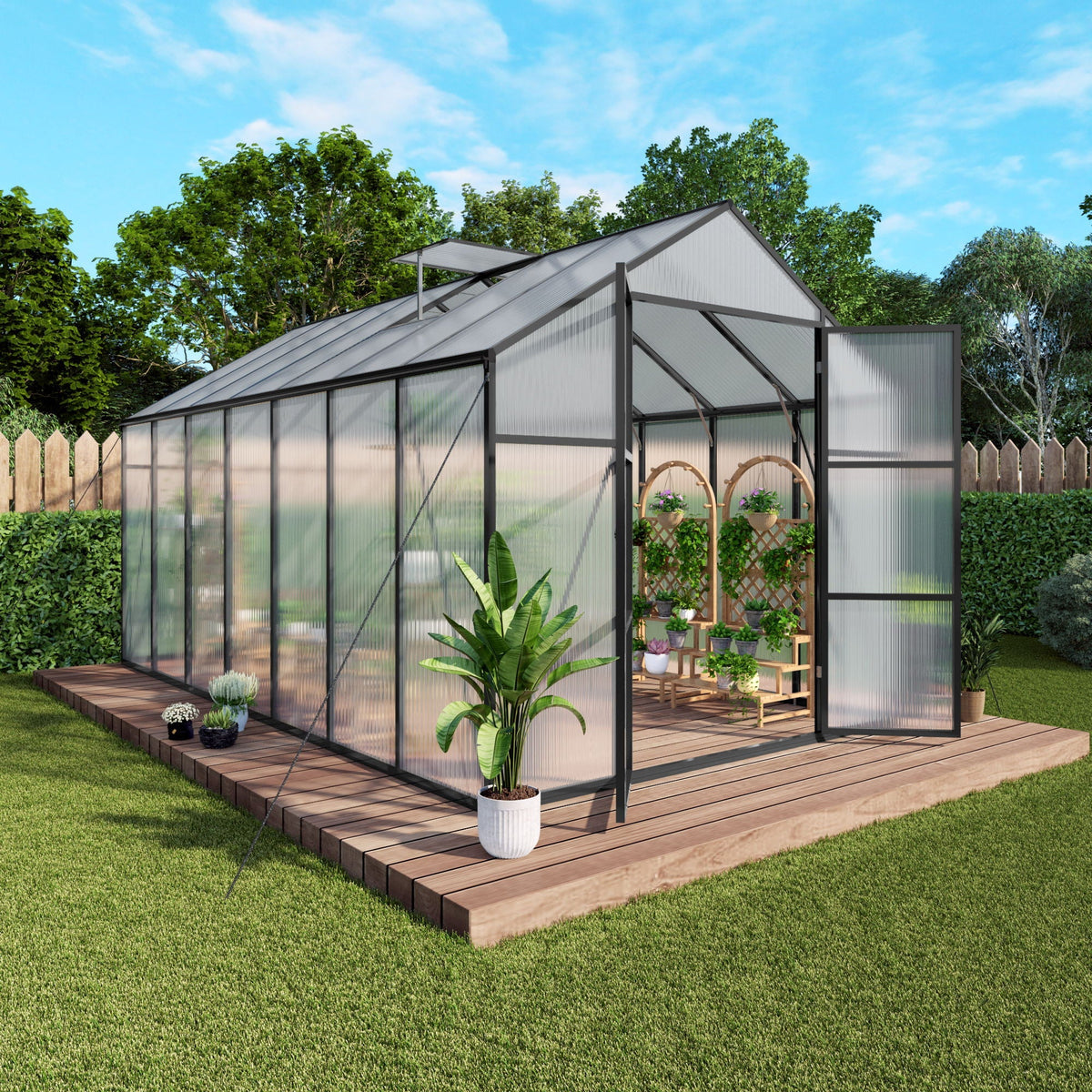 Gain Height Windproof All Season Outdoor Garden Shelter, view 4