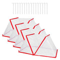 4Pack 31.50×12.99×13.39in Garden Row Accelerator Plants Covers Plant Net Cage Guard Greenhouse Covers