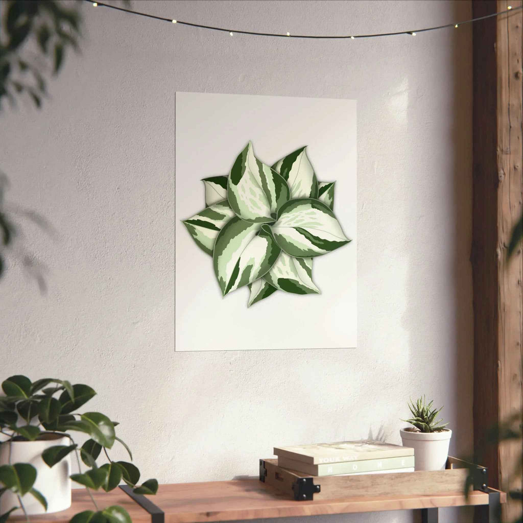 Manjula Pothos Botanical Print – Unframed Wall Art