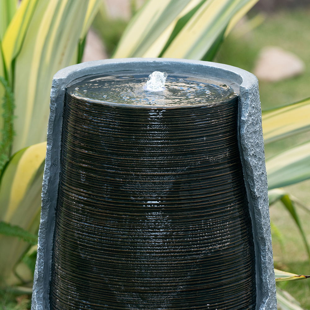 Indoor Outdoor Water Fountain Unique Broken Urn Fountain, view 10