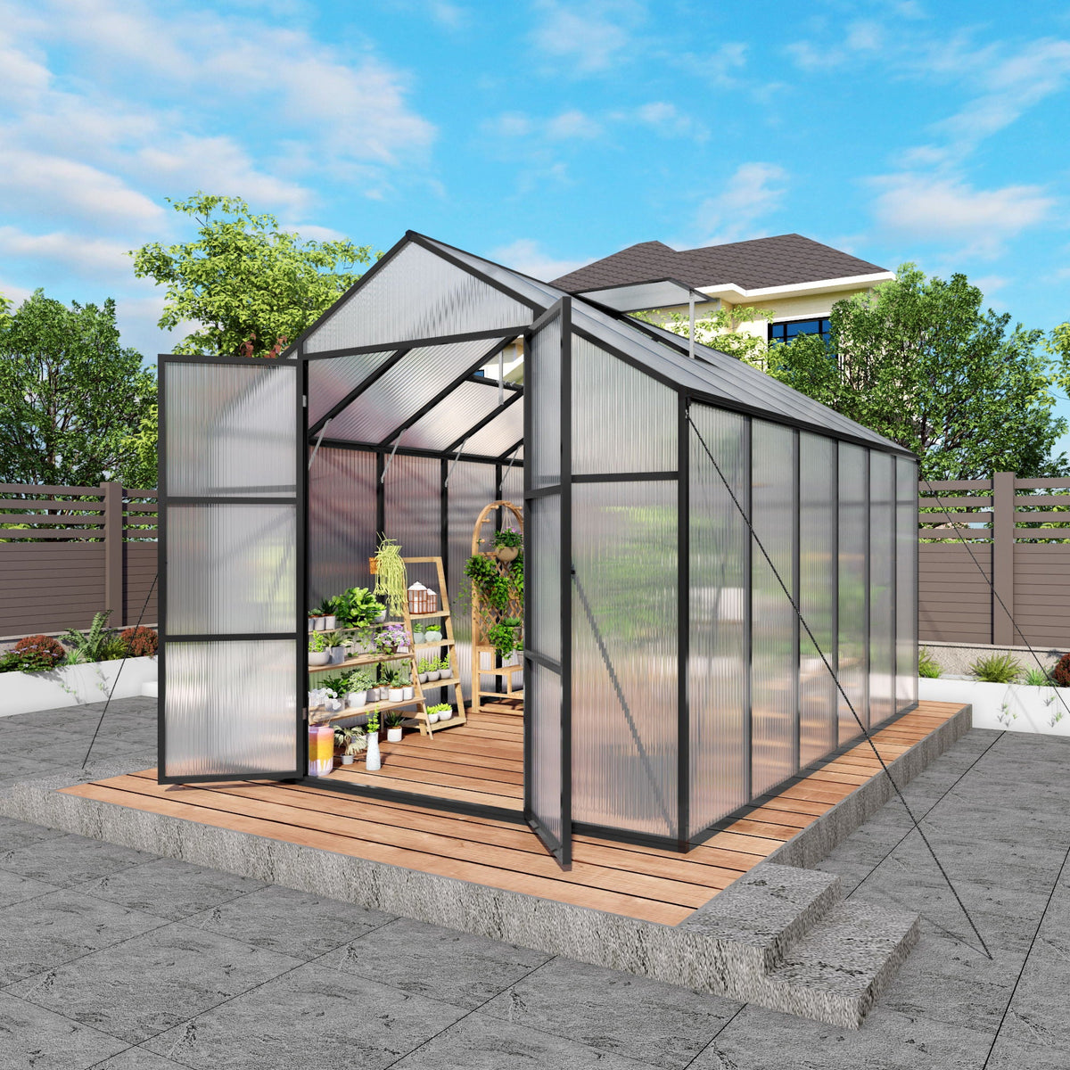 Gain Height Windproof house All Season Outdoor Garden Shelter, view 8