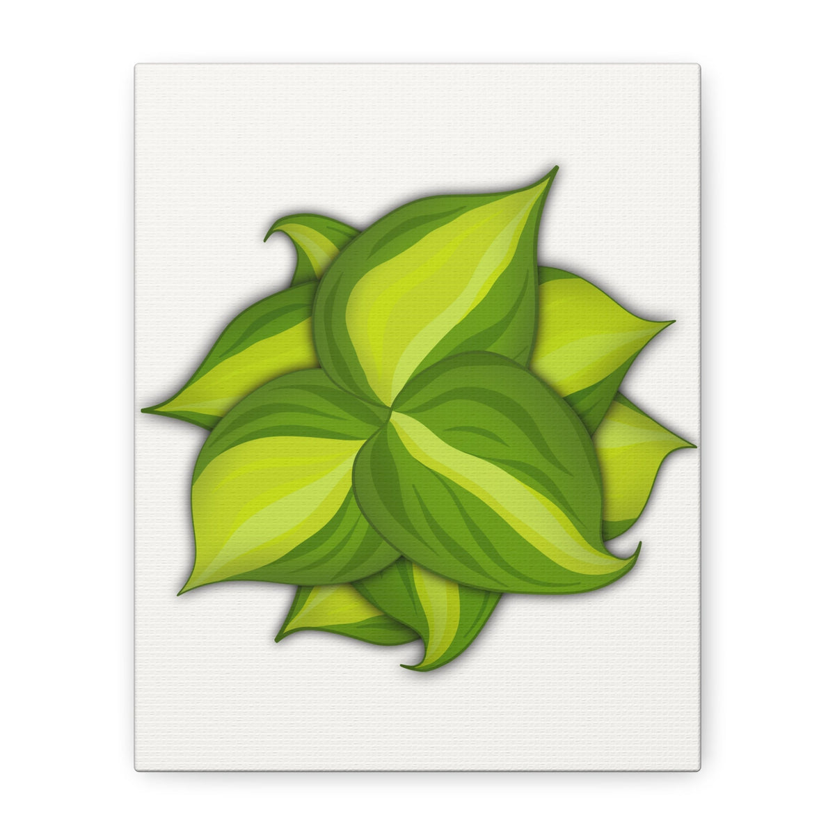 Philodendron Brasil Canvas Print – Botanical Wall Art, view 8